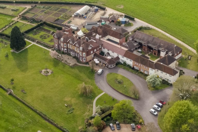 Birtley House Aerial View